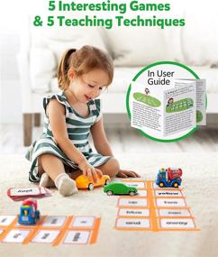 img 3 attached to Coogam Sight Words Flashcards - 220 Dolch Sightwords Game With Pictures & Sentences,Literacy Learning Reading Cards Toy For Kindergarten,Home School Kids 3 4 5 Year Old