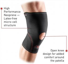 img 1 attached to McDavid Open Patella Knee Brace, Compression Knee Sleeve