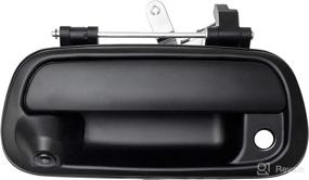 img 4 attached to Master Tailgaters Replacement For Toyota Tundra (2000-2006) Black Primed Tailgate Handle With Backup Camera