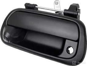 img 3 attached to Master Tailgaters Replacement For Toyota Tundra (2000-2006) Black Primed Tailgate Handle With Backup Camera