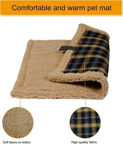 img 2 attached to 🐾 GeerDuo Self-Heating Pet Mat - Warm Pad Bed for Cats and Dogs