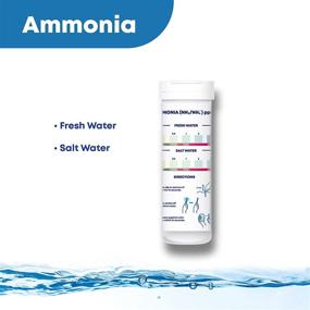 img 3 attached to 🐠 DIP &amp; GO Aquarium Test Strips for Ammonia Levels. Easy-to-Read, Color Corrected Results. Range-Guided Ammonia Test Kit for Aquariums.