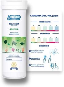 img 4 attached to 🐠 DIP &amp; GO Aquarium Test Strips for Ammonia Levels. Easy-to-Read, Color Corrected Results. Range-Guided Ammonia Test Kit for Aquariums.