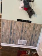 картинка 1 прикреплена к отзыву Transform Your Home With Self-Adhesive Wood Plank Wallpaper - 17.71"X78.7" Peel And Stick Decorative Vintage Panel от Ricardo Stewart