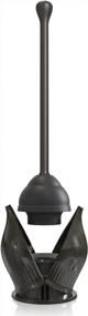 img 4 attached to Heavy Duty YANXUS Toilet Plunger With Holder - Efficient, Drip-Free & Hideaway Design!