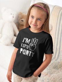 img 2 attached to Cute 3Rd Birthday Gift Toddler T-Shirt – I'M Three, Let'S Party! - Optimized For SEO