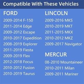 img 3 attached to Secure Your Fuel Supply with Locking Gas Cap for Ford Edge F150 Escape Expedition Explorer Fiesta Flex Focus Fusion Taurus, Lincoln MKS MKT MKX MKZ Navigator, Mercury Milan Mariner | 8U5Z-9C268-B