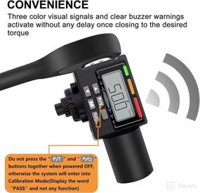 img 2 attached to ⚙️ MulWark Digital Torque Adapter Converter - 3 to 59 ft-lbs with Tire Pressure Gauge & LED Display