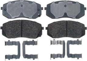 img 1 attached to 🔷 ACDelco Gold Ceramic Front Disc Brake Pad Set - Model 17D1295CH