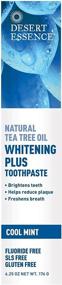 img 1 attached to Desert Essence Whitening Plus Toothpaste Oral Care