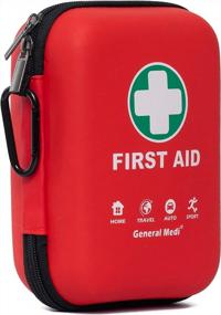 img 4 attached to 170 Piece First Aid Kit - Hard Case & Lightweight, Emergency Supplies For Travel, Home, Office & Outdoors