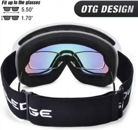 img 2 attached to UV-Protected, Anti-Fog Ski Goggles For Men And Women With Dual Lenses - Snowledge