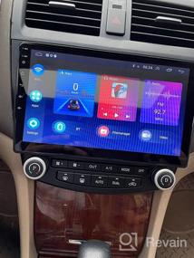 img 6 attached to Обновите свою Honda Accord с помощью этой автомобильной стереосистемы Android с 10,1-дюймовым сенсорным экраном, беспроводной связью Carplay/Android Auto, GPS-навигацией, резервной камерой и многим другим!