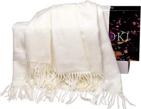 img 1 attached to SUPCOOKI Cashmere Weight Blanket Shawls Women's Accessories ~ Scarves & Wraps