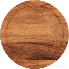 img 4 attached to 🔄 Lipper International Acacia Wood 10-inch Kitchen Turntable: A Practical and Stylish Solution for Easy Access to Kitchen Essentials