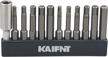 upgrade your impact game with kaifnt's 12-piece hex/allen power bit set and magnetic holder logo