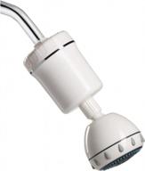 4-stage ifilters if-sf-wh shower filter with massaging showerhead - dechlorinate & balance ph levels! logo