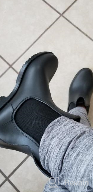 img 1 attached to Waterproof Women'S Garden Ankle Rain Boots - Anti-Slip Chelsea Booties By Babaka review by Aaron Gonzales