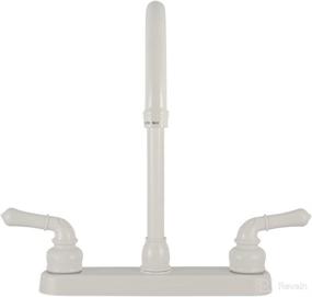 img 2 attached to Dura Faucet DF-PK330HC-WT RV J-Spout Kitchen Sink Faucet (White)