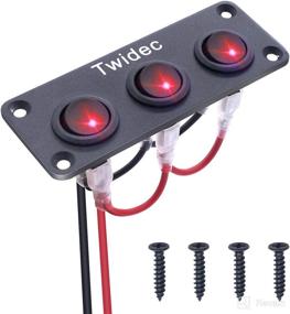 img 3 attached to Twidec Lighted Rocker Control KCD2 102N R XBZ