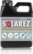 get a glossy and durable finish with solarez uv cure polyester gloss resin - ideal for woodworking, pool cues, guitar making and more! logo
