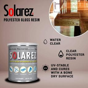 img 3 attached to Get A Glossy And Durable Finish With SOLAREZ UV Cure Polyester Gloss Resin - Ideal For Woodworking, Pool Cues, Guitar Making And More!