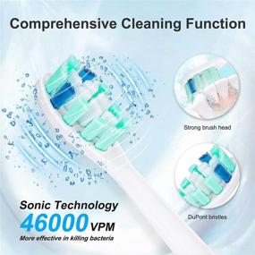 img 2 attached to 🪥 Wireless Disinfection Function Electric Toothbrush: Ultimate Oral Care