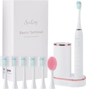 img 4 attached to 🪥 Wireless Disinfection Function Electric Toothbrush: Ultimate Oral Care