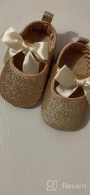 img 6 attached to Adorable Anti-Slip Mary Jane Flats For Baby Girls - Perfect For Weddings And Dress-Up!