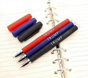 img 1 attached to Donald Trump 2024 Presidential Election Pens With "SAVE AMERICA" Slogan, Black Ink, Pack Of 12