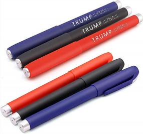 img 2 attached to Donald Trump 2024 Presidential Election Pens With "SAVE AMERICA" Slogan, Black Ink, Pack Of 12
