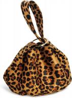 бархатный женский клатч: стильная сумка-тоут с ремешком на запястье с ручкой сверху логотип