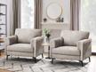 comfy and stylish linen armchairs for your living room - set of 2 cdcasa accent chairs logo
