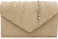 👛 milisente evening pleated envelope clutches: stylish women's handbags & wallets for elegant evenings logo