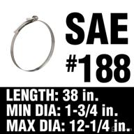 🔩 cambridge quick release clamps sae size 188: adjustable 1 3/4-in to 12 1/4-in, 38-in length, 10 pack логотип