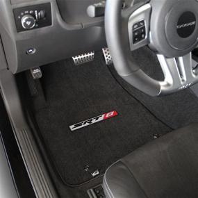 img 3 attached to Challenger Ebony Black Floor Mats - SRT-8 Logos | Front & Rear (2011-2016)