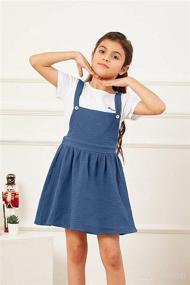 img 3 attached to YOBECHO Casual Cotton Material Suspender Apparel & Accessories Baby Girls -- Clothing