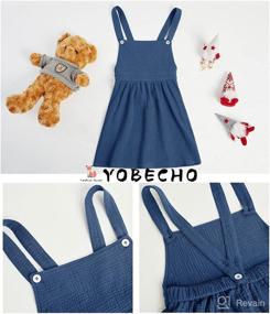 img 1 attached to YOBECHO Casual Cotton Material Suspender Apparel & Accessories Baby Girls -- Clothing