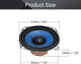 img 3 attached to Upgrade Your Audio Experience With Fielect'S 5W 4 Ohm Magnetic Speaker - Round Replacement Loudspeaker