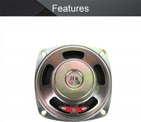 img 2 attached to Upgrade Your Audio Experience With Fielect'S 5W 4 Ohm Magnetic Speaker - Round Replacement Loudspeaker