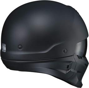 img 3 attached to 🏍️ ScorpionExo COV-0105 Matte Black Half-Size-Style Helmet: Unisex-Adult Large Helmet Offering Optimum Safety and Style