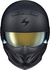 img 1 attached to 🏍️ ScorpionExo COV-0105 Matte Black Half-Size-Style Helmet: Unisex-Adult Large Helmet Offering Optimum Safety and Style