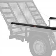 black trailer gate lift assist with 2-sided design, for side rails 10-24 inches, capacity up to 300 lbs - grelwt logo