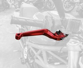 img 4 attached to Upgrade Your Ride: Fullibars Red Brake Clutch Levers Kit For Rebel 300/500 And CMX 300/500 Models