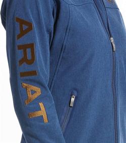 img 2 attached to Ariat Womens SoftshellJacket Black Medium Women's Clothing ~ Coats, Jackets & Vests