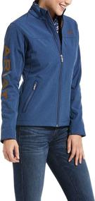 img 4 attached to Ariat Womens SoftshellJacket Black Medium Women's Clothing ~ Coats, Jackets & Vests