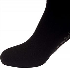 img 2 attached to Stay Comfortable All Day With BambooMN Men'S Extra Thick Wicking Socks - 4 Pair Value Pack
