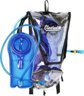 🎒 clearedm clear hydration pack - stay hydrated with this clear backpack and 1.5l water bladder, ideal for festivals and raves логотип