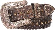 western cowgirl alligator rhinestone studded women's accessories - belts logo