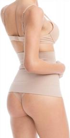 img 2 attached to Get A Perfect Shape With Farmacell Shape 605 Belly Control Belt - 100% Italian-Made!